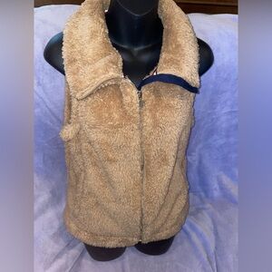 Tommy Hilfiger Tan Faux Fur Vest